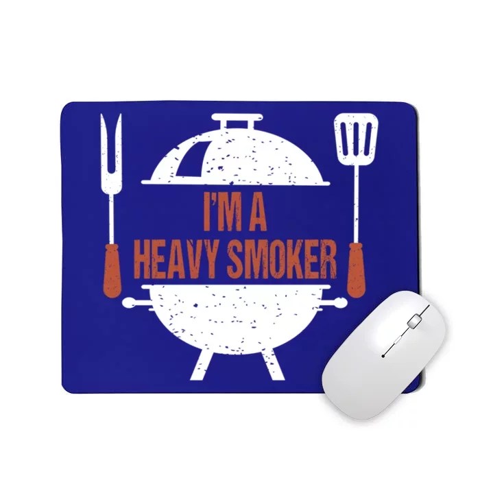 I'm A Heavy Smoker Bbq Grill Barbecue Gift Mousepad