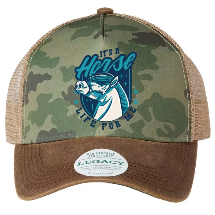 It's A Horse Life For Me Legacy Tie Dye Trucker Hat