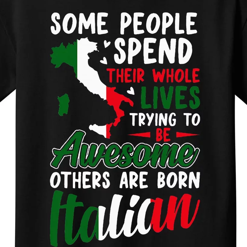 Italian Awesome Italy Roots Kids T-Shirt