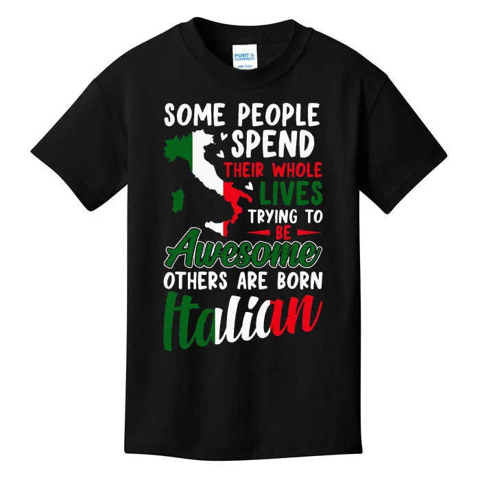 Italian Awesome Italy Roots Kids T-Shirt