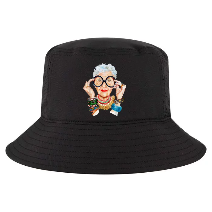 Iris Apfel Cool Comfort Performance Bucket Hat