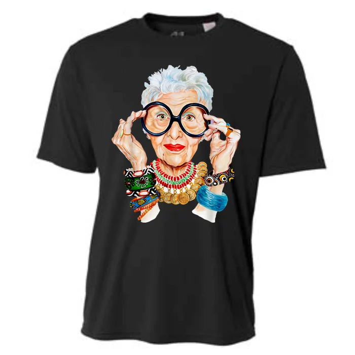 Iris Apfel Cooling Performance Crew T-Shirt