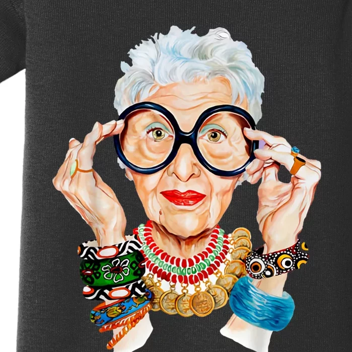 Iris Apfel Baby Bodysuit