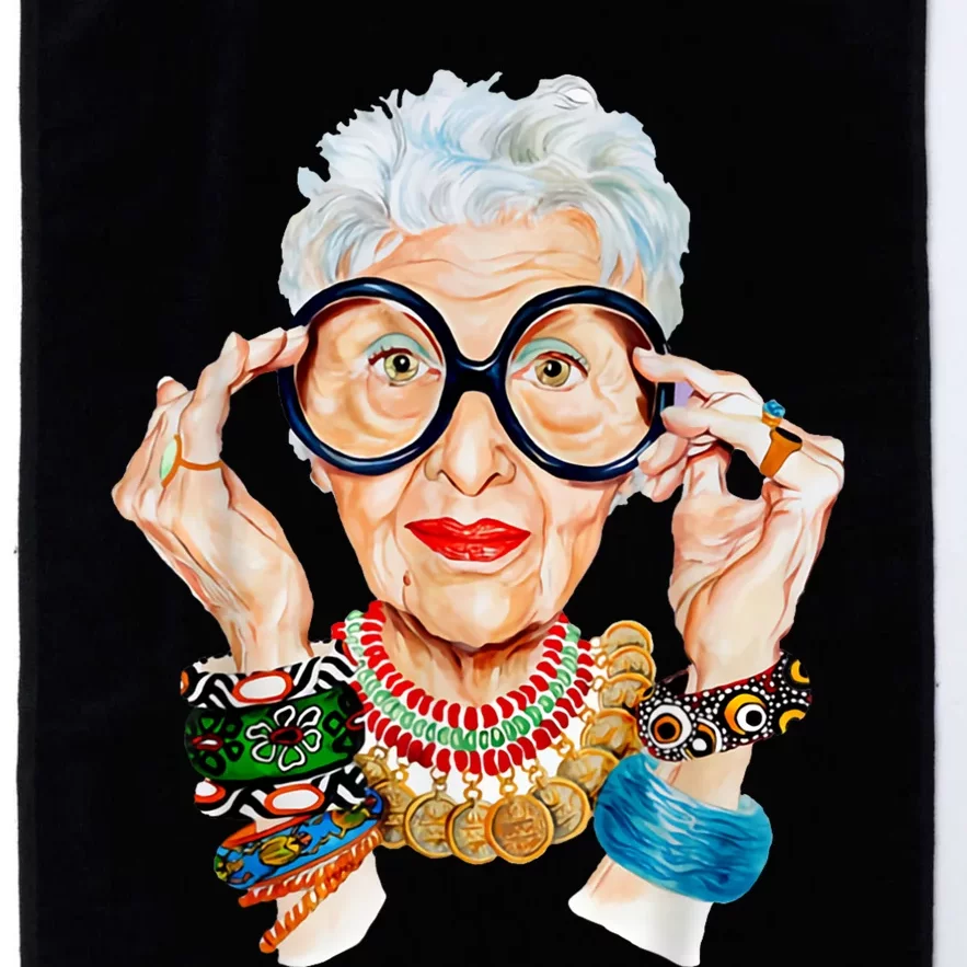 Iris Apfel Platinum Collection Golf Towel