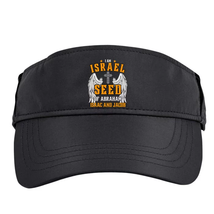 I am Israel Seed Of Abraham Isaac and Jacob Adult Drive Performance Visor