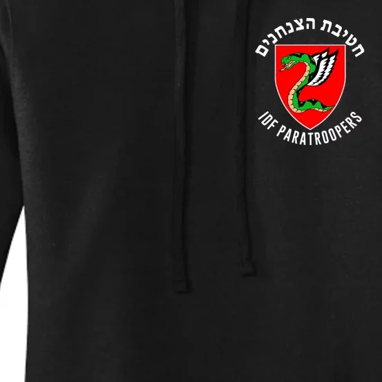 Israel Army Idf 35th Paratroopers Brigade Back & Front Front & Back Women's Pullover Hoodie