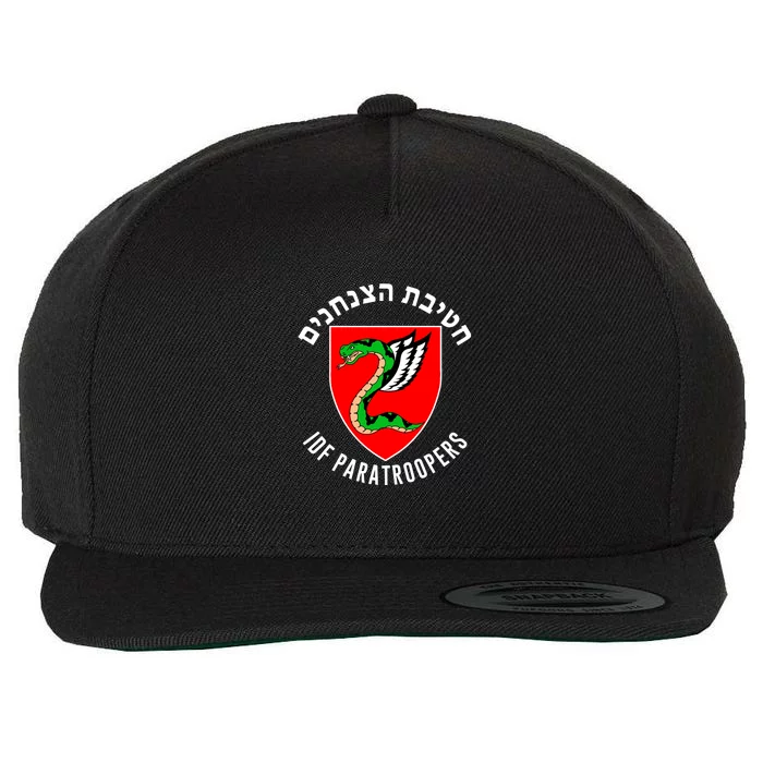 Israel Army Idf 35th Paratroopers Brigade Back & Front Front & Back Wool Snapback Cap