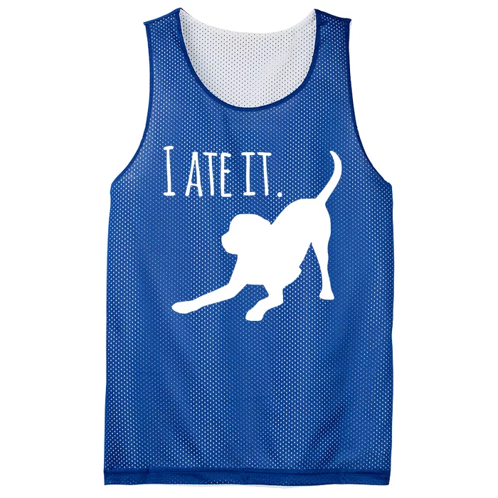 I Ate It Dog Mom And Dog Dads Mesh Reversible Basketball Jersey Tank