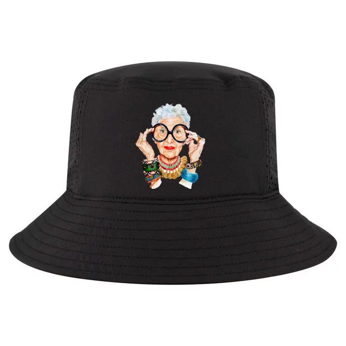 Iris Apfel Cool Comfort Performance Bucket Hat