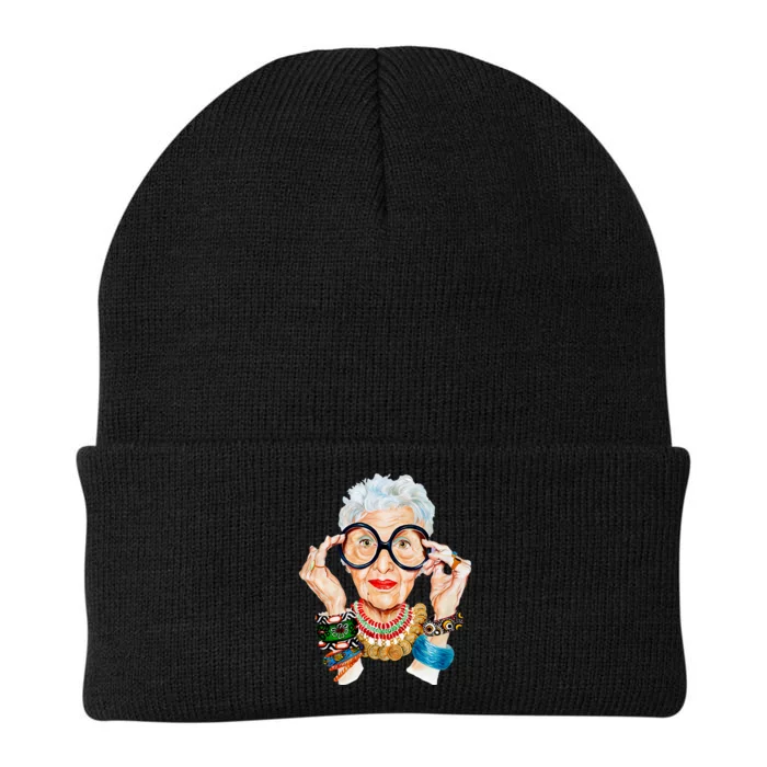 Iris Apfel Knit Cap Winter Beanie