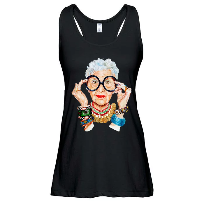 Iris Apfel Ladies Essential Flowy Tank