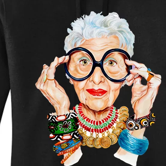 Iris Apfel Women's Pullover Hoodie