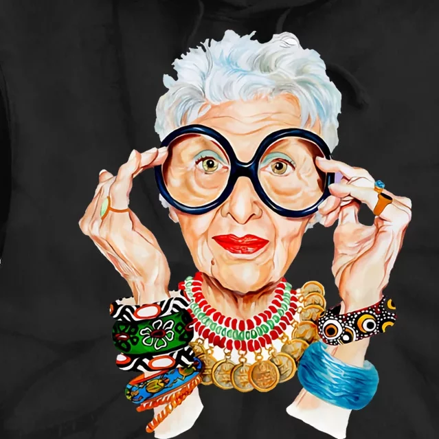 Iris Apfel Tie Dye Hoodie