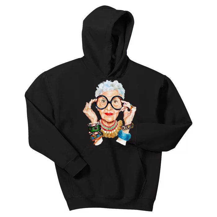 Iris Apfel Kids Hoodie