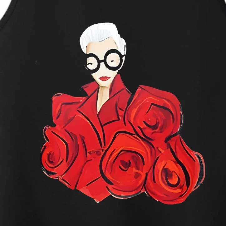 Iris Apfel Performance Tank