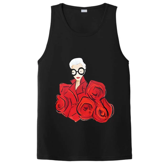 Iris Apfel Performance Tank