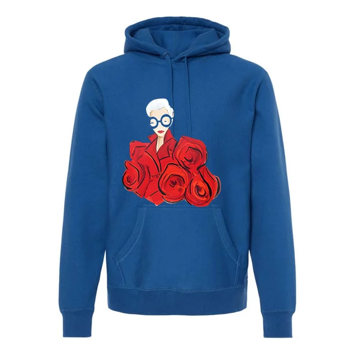 Iris Apfel Premium Hoodie