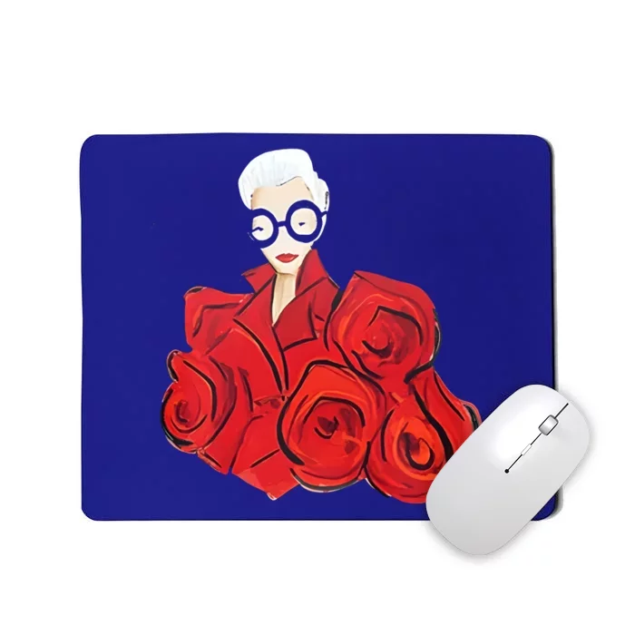 Iris Apfel Mousepad