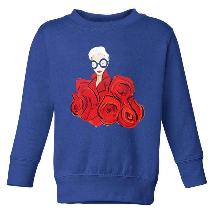 Iris Apfel Toddler Sweatshirt