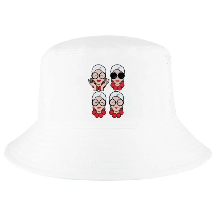 Iris Apfel Iris Apfel Cool Comfort Performance Bucket Hat