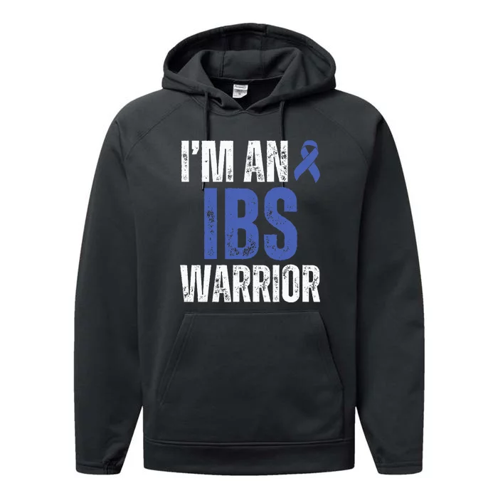 Im An Ibs Warrior Irritable Bowel Syndrome Warrior Performance Fleece Hoodie