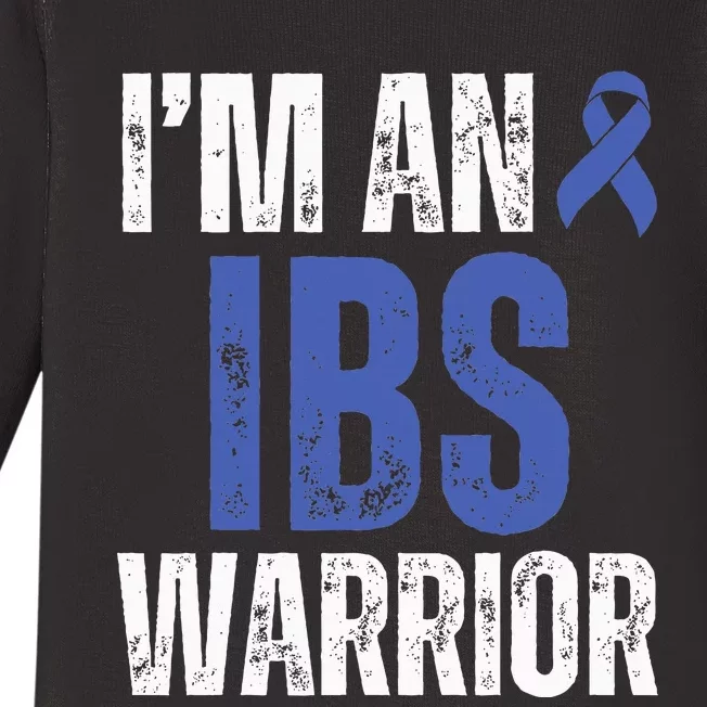 Im An Ibs Warrior Irritable Bowel Syndrome Warrior Baby Long Sleeve Bodysuit