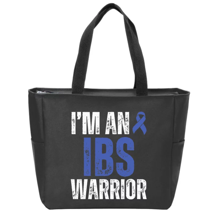 Im An Ibs Warrior Irritable Bowel Syndrome Warrior Zip Tote Bag