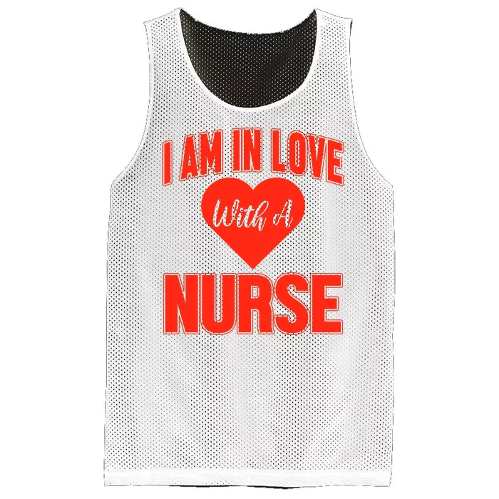 I Am In Love With A Nurse Mesh Reversible Basketball Jersey Tank