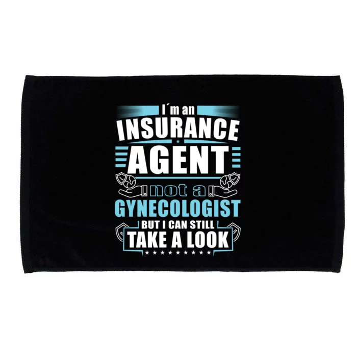 I´m An Insurance Agent Great Gift Funny Insurance Broker Great Gift Microfiber Hand Towel