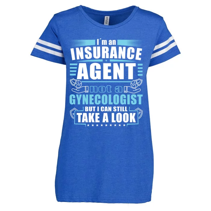 I´m An Insurance Agent Great Gift Funny Insurance Broker Great Gift Enza Ladies Jersey Football T-Shirt