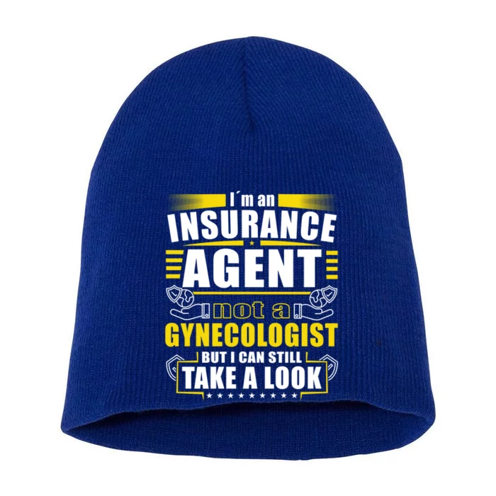 I´m An Insurance Agent Meaningful Gift Funny Life Insurance Sales Agent Meaningf Short Acrylic Beanie