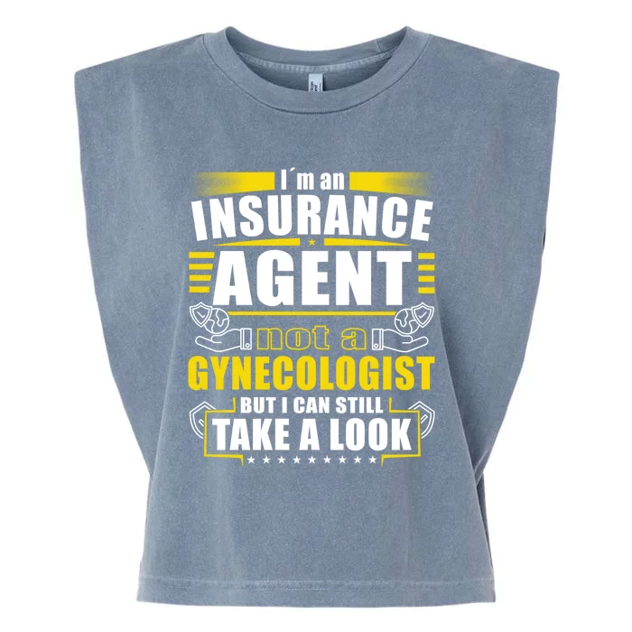 I´m An Insurance Agent Meaningful Gift Funny Life Insurance Sales Agent Meaningf Garment-Dyed Women's Muscle Tee