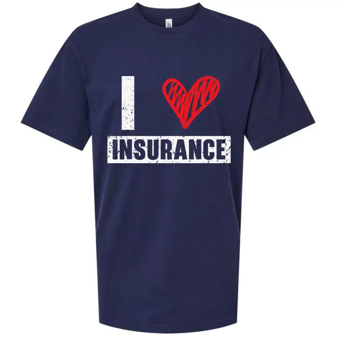 Insurance Agent I Love Financial Advisor Finance Organizer Sueded Cloud Jersey T-Shirt