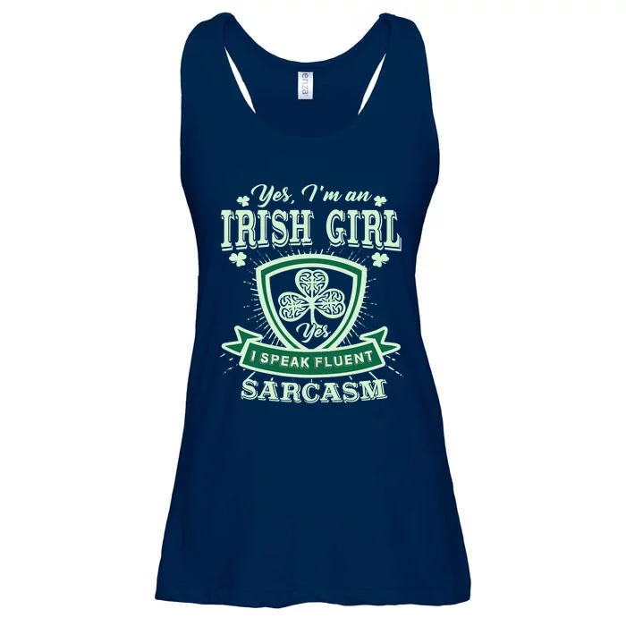 I'm An Irish Girl, Perfect Funny St Patrick's Day Girl Ladies Essential Flowy Tank