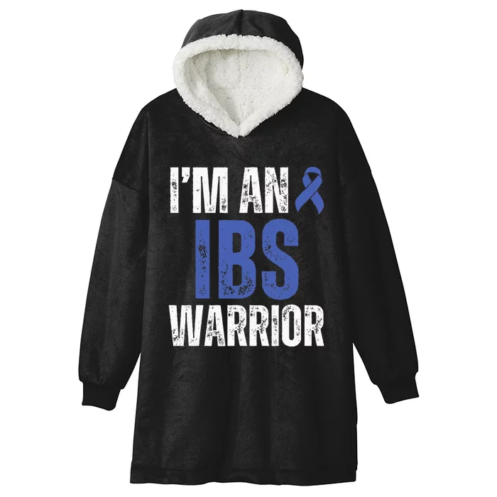 Im An Ibs Warrior Irritable Bowel Syndrome Warrior Hooded Wearable Blanket