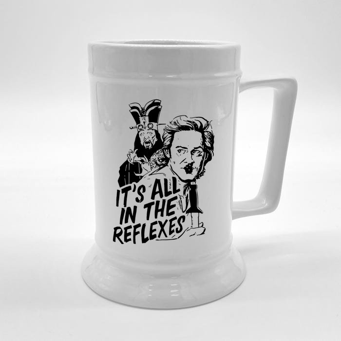 Its All In The Reflexes Front & Back Beer Stein