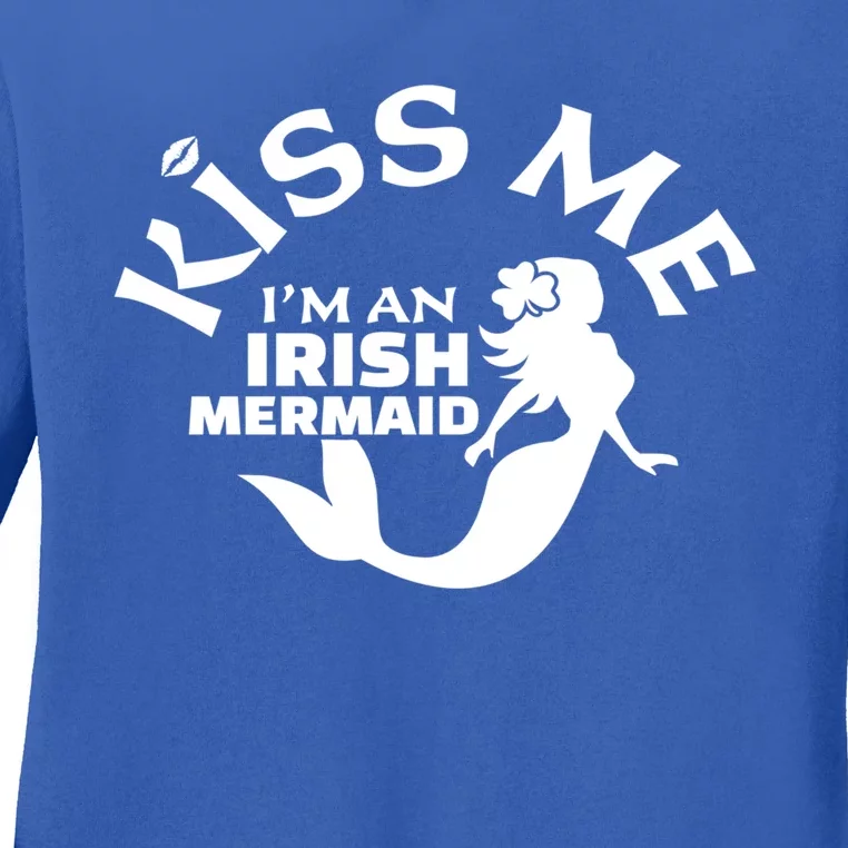 I'm An Irish Mermaid Costume Funny Gift Ladies Long Sleeve Shirt