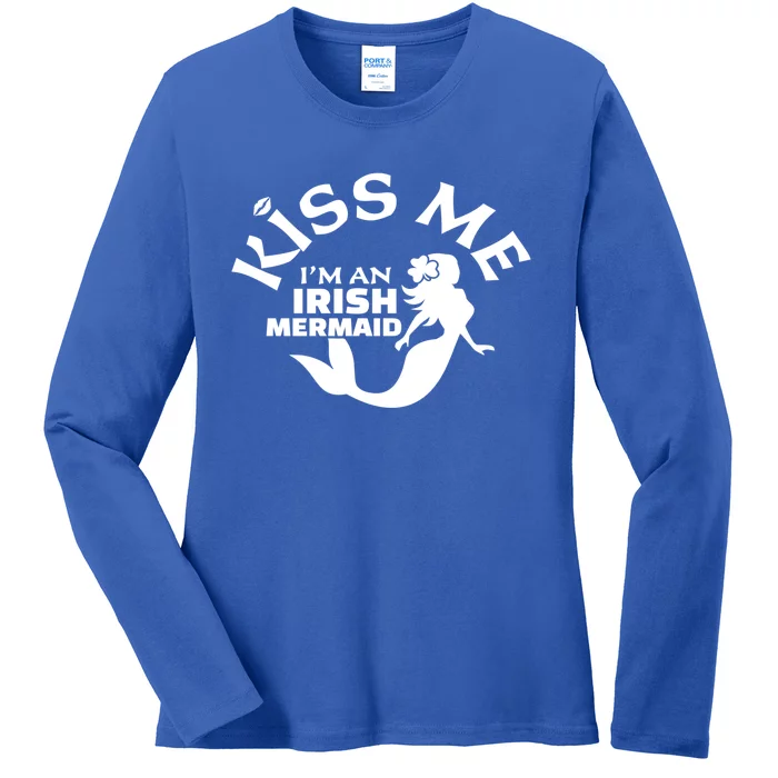 I'm An Irish Mermaid Costume Funny Gift Ladies Long Sleeve Shirt