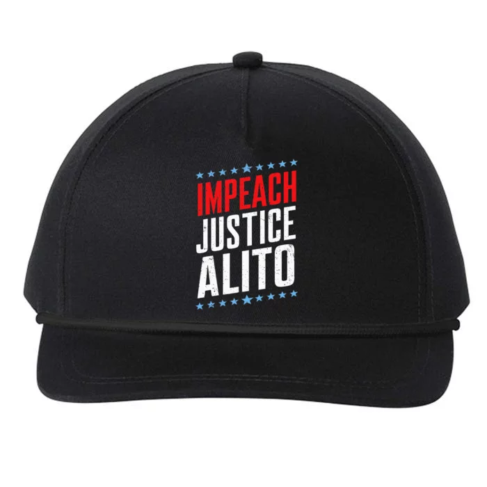 Impeach Alito Impeach Supreme Court Justice Samuel Alito Snapback Five-Panel Rope Hat