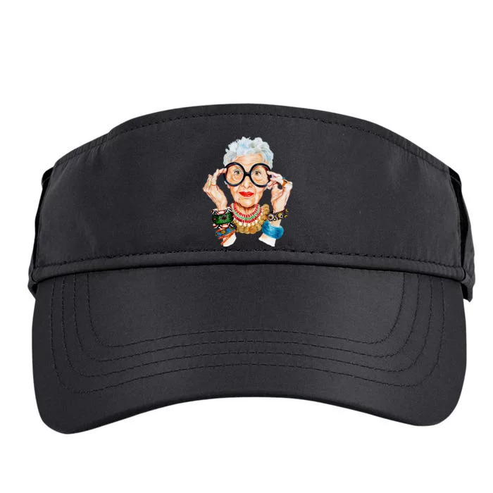 Iris Apfel Adult Drive Performance Visor