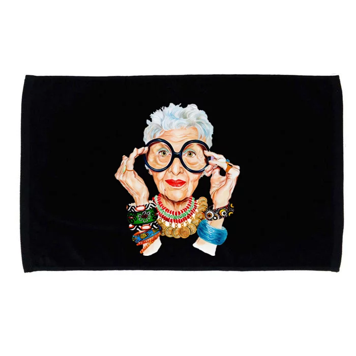 Iris Apfel Microfiber Hand Towel