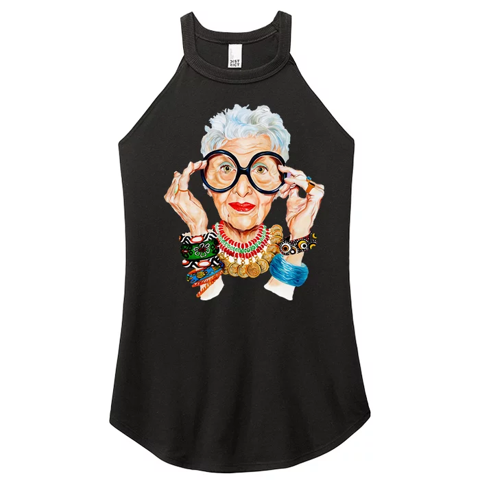 Iris Apfel Women’s Perfect Tri Rocker Tank