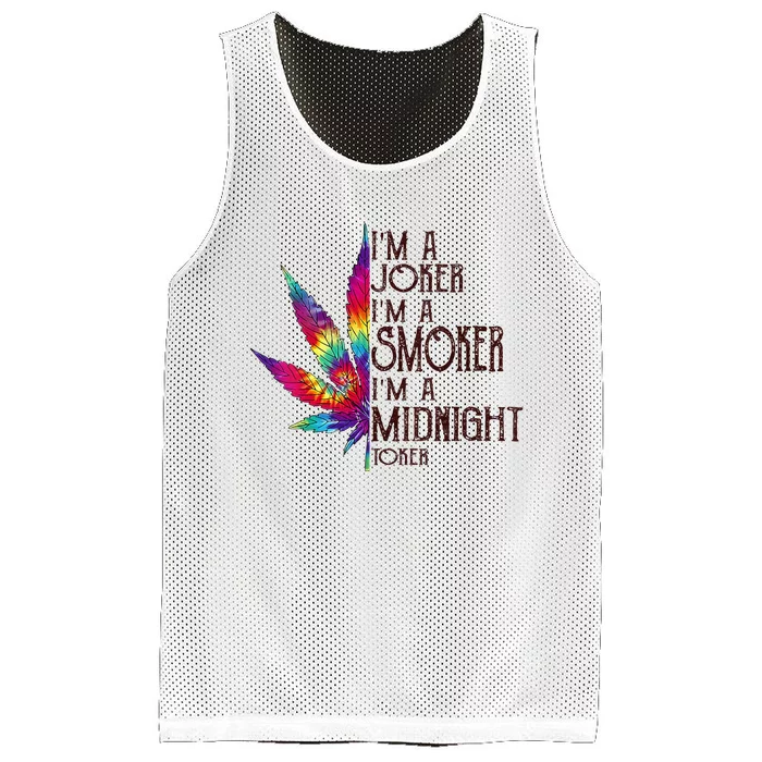 Im A Joker Im A Smoker Im A Midnight Toker Mesh Reversible Basketball Jersey Tank