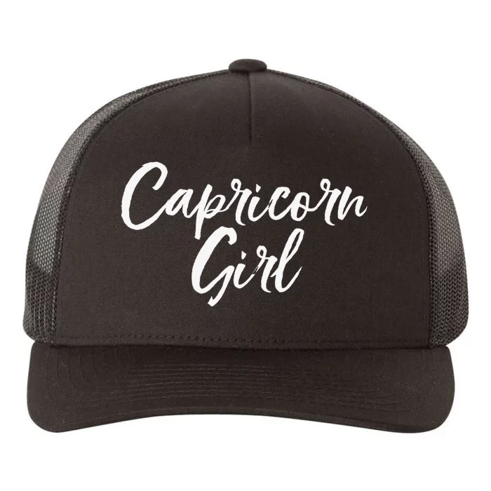 I'm A January  Black  Capricorn Birthday Gifts Yupoong Adult 5-Panel Trucker Hat