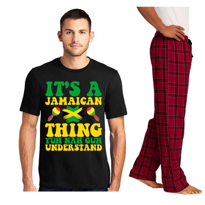 ITS A JAMAICAN THING YUH NAH GUH UNDERSTAND JAMAICAN ROOTS Pajama Set