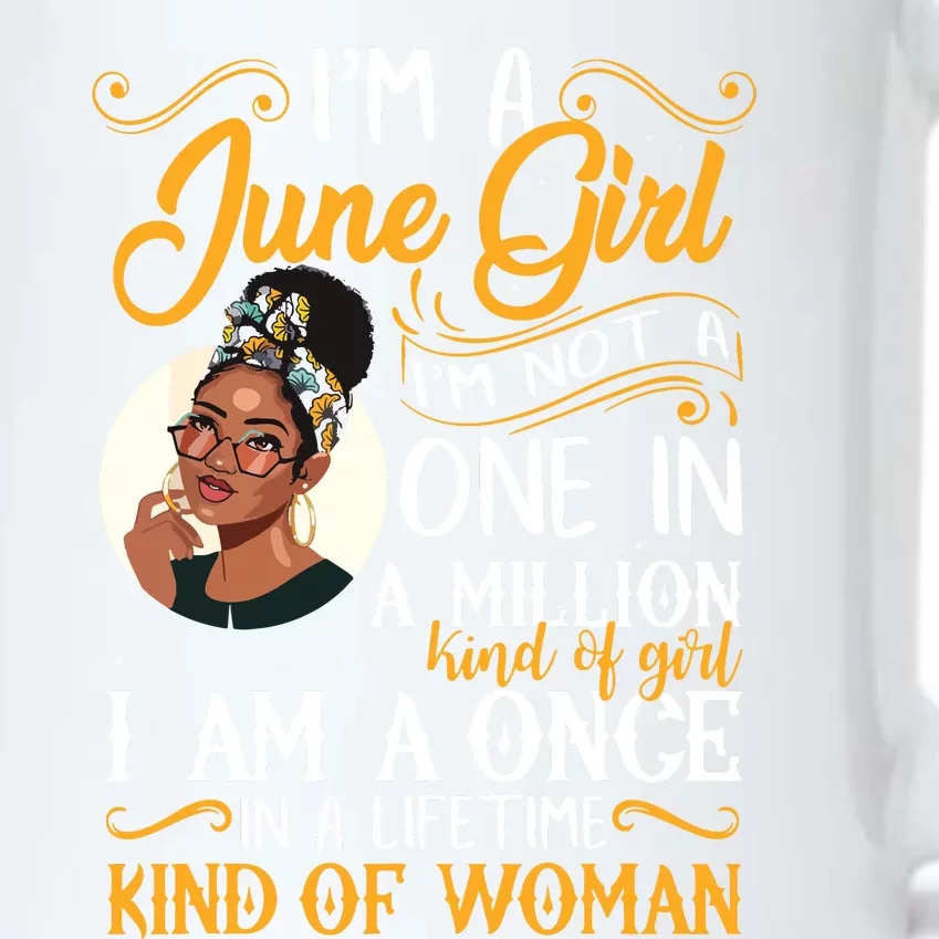 Im A June Girl Black Women Gemini Black Color Changing Mug