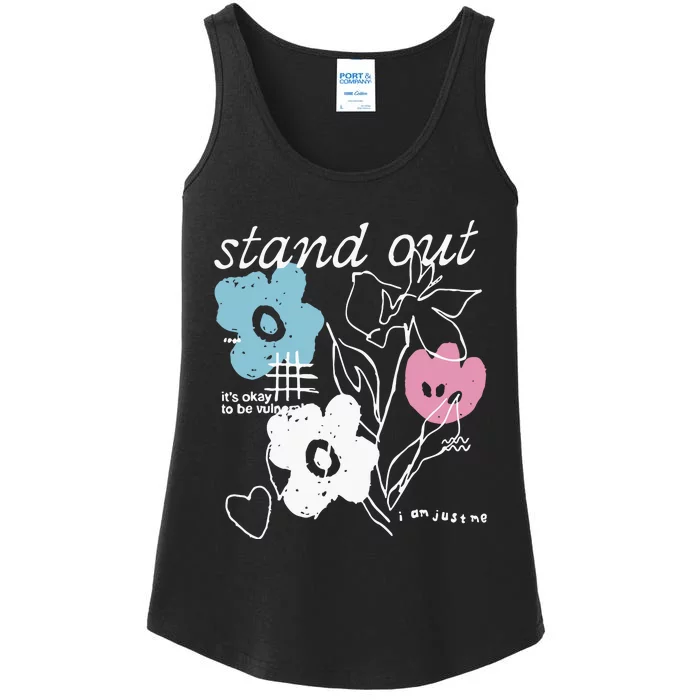 I Am Just Me Stand Out Ladies Essential Tank