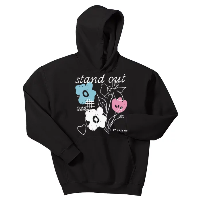 I Am Just Me Stand Out Kids Hoodie