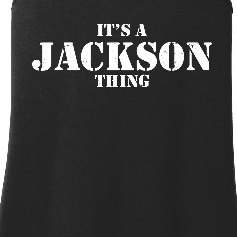 It's A Jackson Thing Ladies Essential Tank