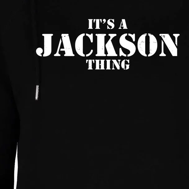 It's A Jackson Thing Womens Funnel Neck Pullover Hood